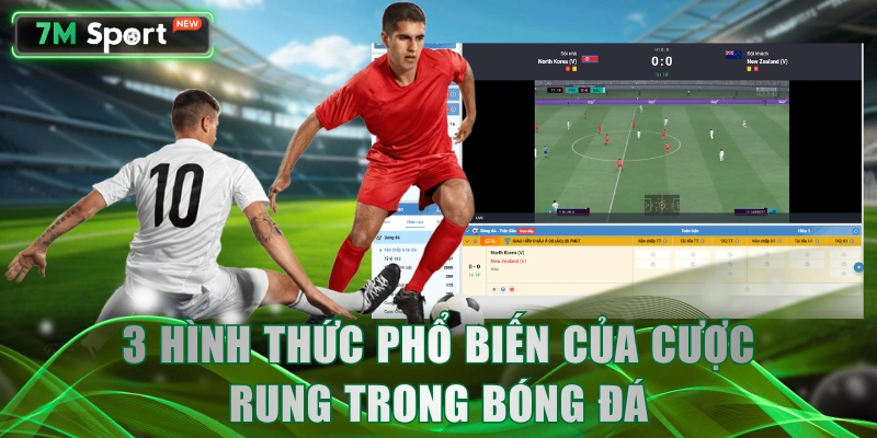 3 hình thức phổ biến của cược rung trong bóng đá
