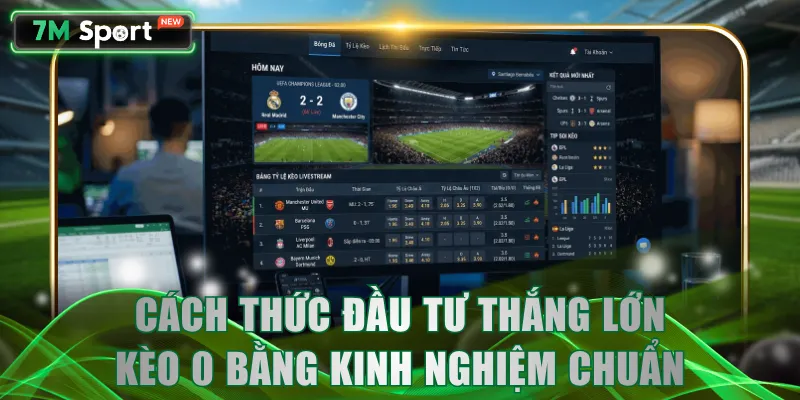 Cách thức đầu tư thắng lớn kèo 0 bằng kinh nghiệm chuẩn